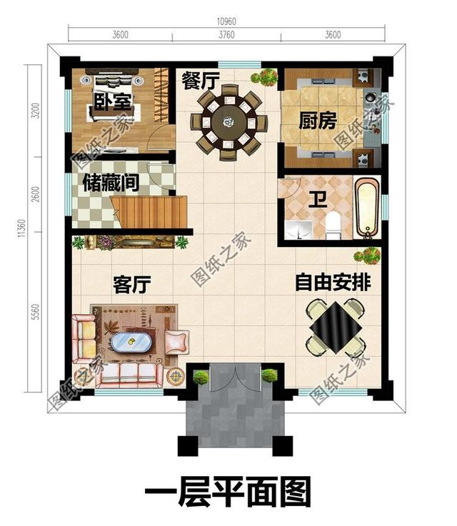 3层小别墅设计，农村三层小别墅设计图带露台（4套小开间三层别墅）