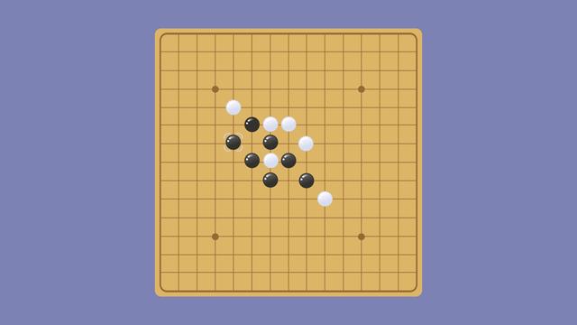 五子棋先手必胜，五子棋快速必胜下法之一（五子棋先手必胜下法01）