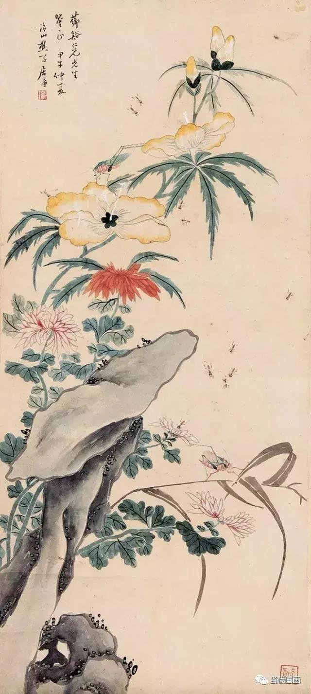 居廉淡雅国画作品欣赏，居廉精品画作欣赏