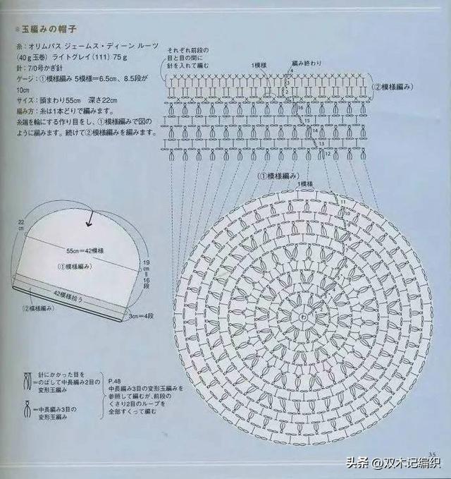 棒针编织围巾简单的方法，冬季用粗粗的棒针编织围巾和帽子