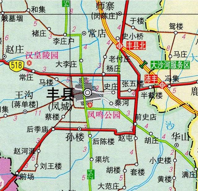 丰县哪几个镇子最繁华，江苏省丰县带楼