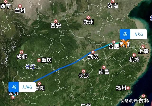 昆明至南京有多远，昆明至南京1870公里