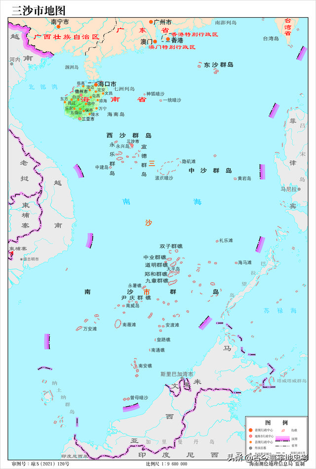 海南地图高清版大图，海南省十八个市县的地图（《中国各省份高清版大图》组图）