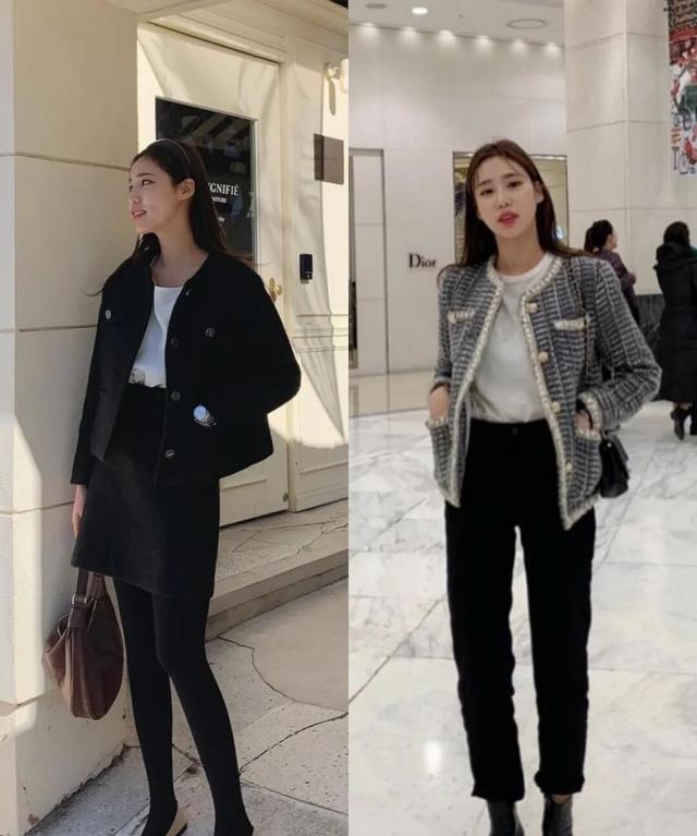 冬季超短款外套搭配，冬季外套不一定要穿长款