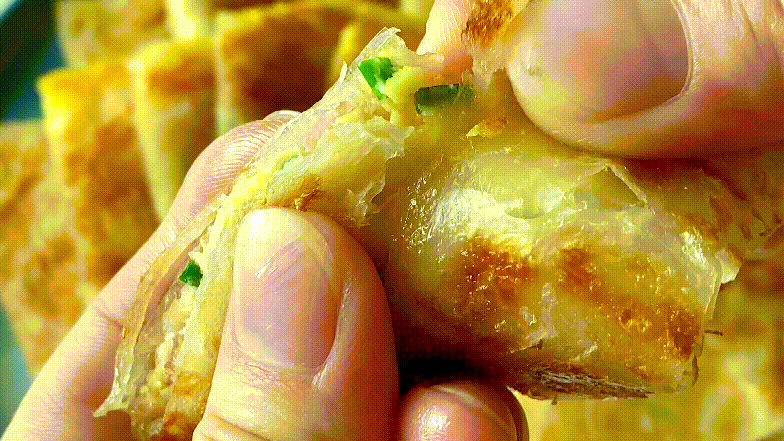 夹心手抓饼这样做，手抓饼怎么做好吃又香酥