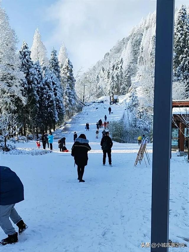 彭州太阳湾风景区，彭州太阳湾景区下雪（<5>彭州·海窝子古镇）