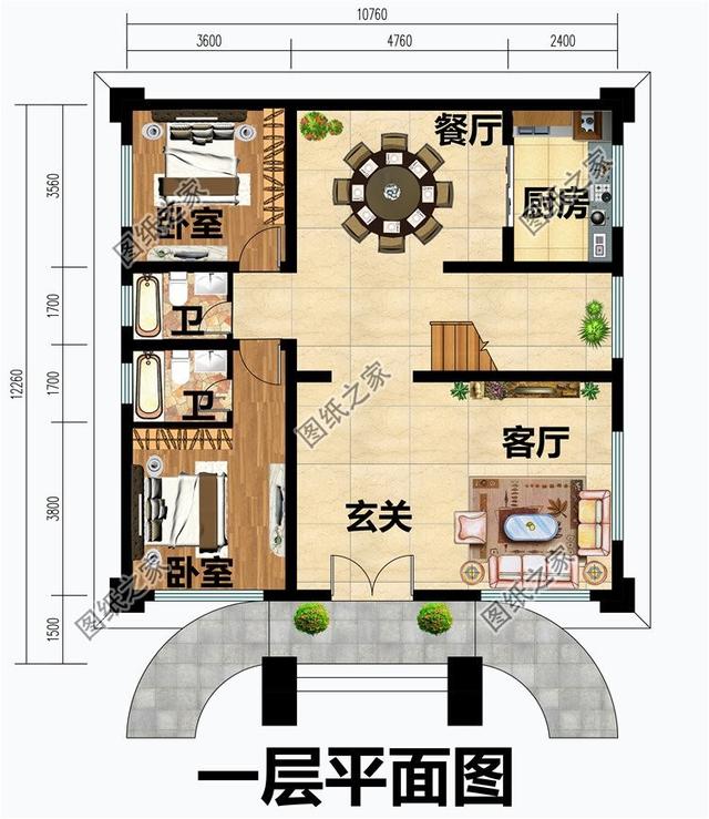 3层小别墅设计，农村三层小别墅设计图带露台（4套小开间三层别墅）