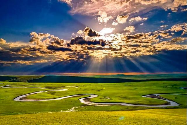 呼伦贝尔大草原图片，内蒙古呼伦贝尔草原最美景色（壁纸美图，呼伦贝尔大草原风光）