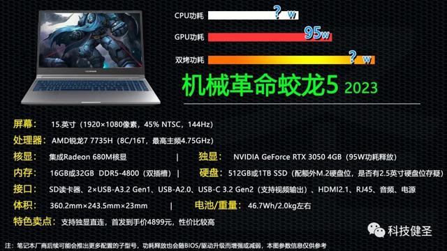 升级锐龙7-7735H首发4899元，锐龙7系列