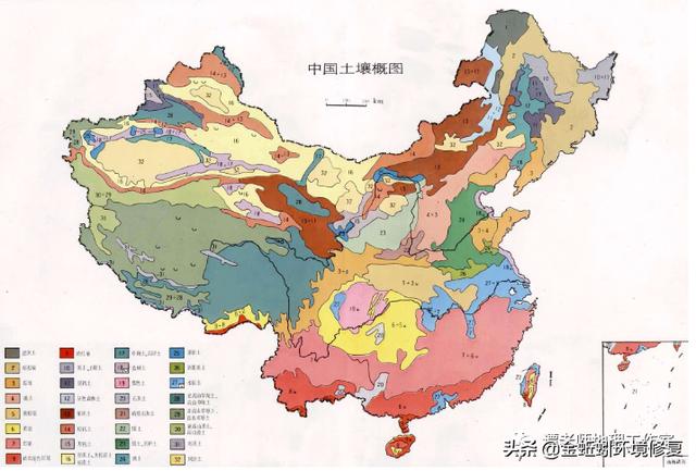 我国的土壤分类有哪些，中国15种主要土壤类型和具体分布地区