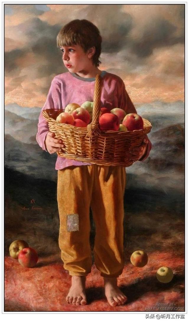 世界抽象派名画欣赏，二十世纪俄罗斯写实主义画家阿森