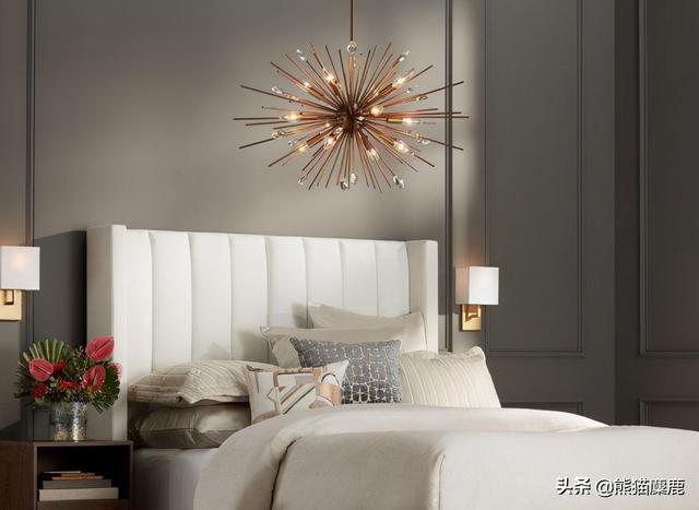 客厅吊灯效果图，50种优雅大气的卧室枝形吊灯装饰效果（最流行的客厅吊灯效果图）