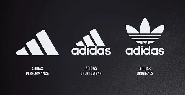 阿迪达斯标志图片，阿迪达斯旗下品牌有哪些logo（Adidas用了48年的三叶草LOGO）