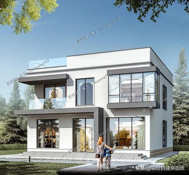 三层现代风格别墅，农村别墅自建房设计三层 现代风（6款农村建房不能错过的3层现代风别墅）
