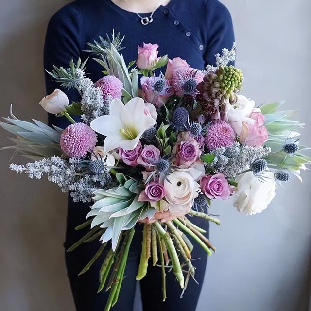 花盒包装设计展开图，精美花盒花这么好看