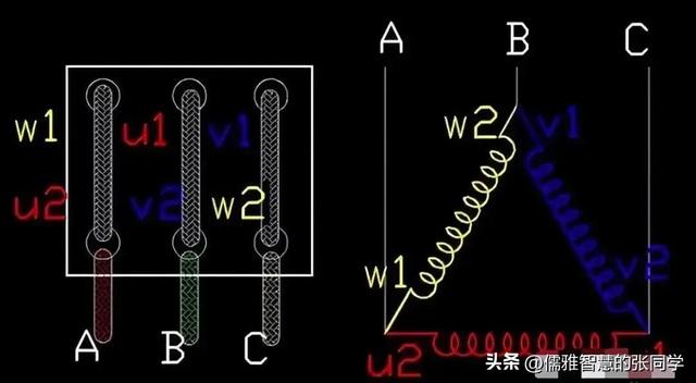 如何看图分辨电机接线方法，一分钟看懂电机接线方法