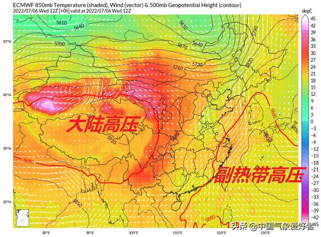 梅雨的天气条件，大范围高温伏旱笼罩南方7省