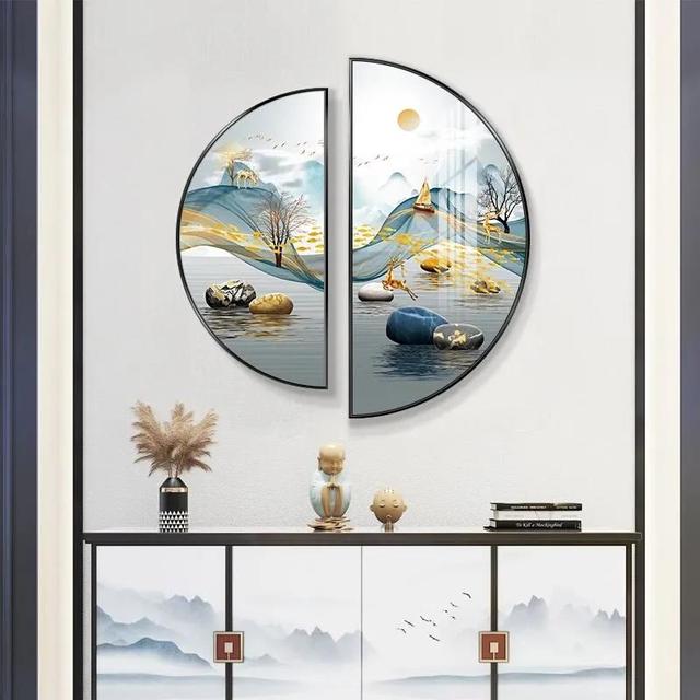 适合挂餐厅的小画，“餐厅摆三果