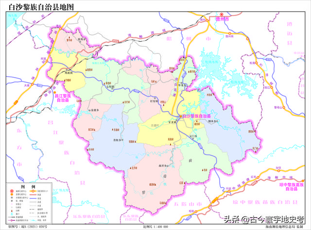 海南地图高清版大图，海南省十八个市县的地图（《中国各省份高清版大图》组图）