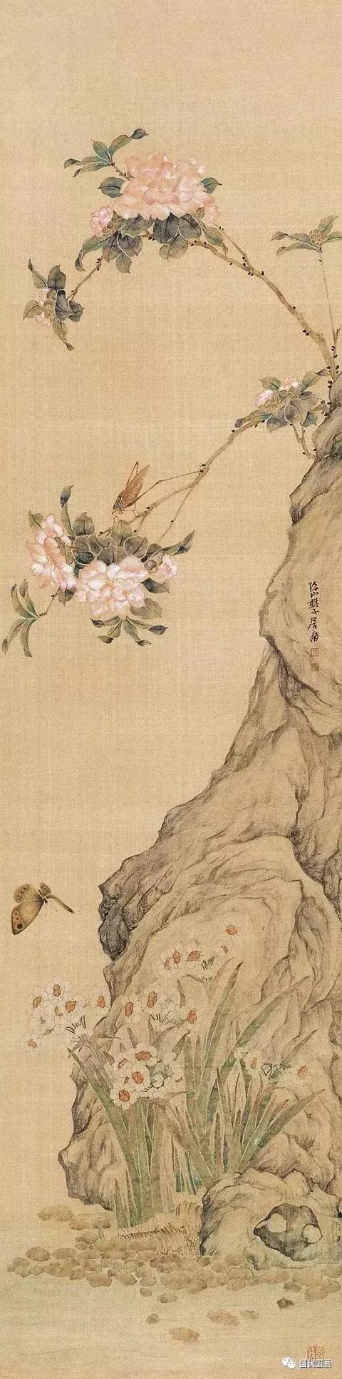 居廉淡雅国画作品欣赏，居廉精品画作欣赏