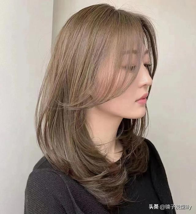 韩式发型中长发卷发，新爆款发型15款全烫卷半扎发