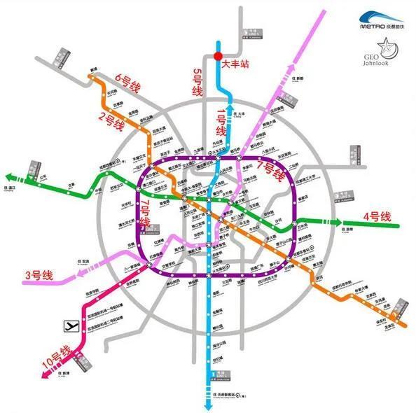 重庆轨道交通和成都地铁，成都和重庆主城的环线轨道交通和市域铁路