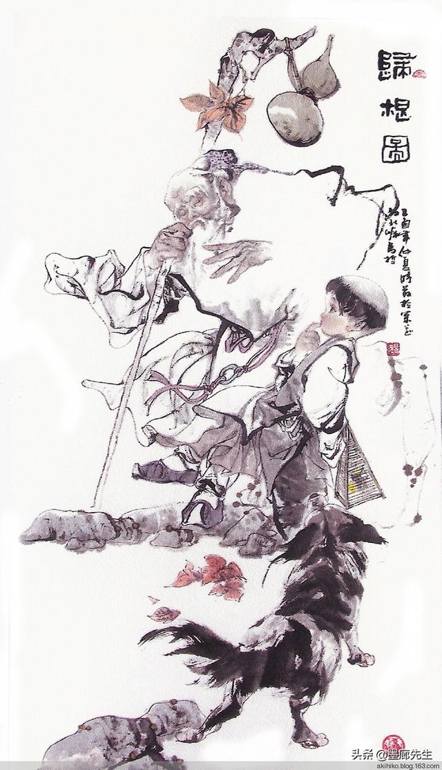 范曾人物画作品，范曾最新人物画欣赏（范曾人物字画）