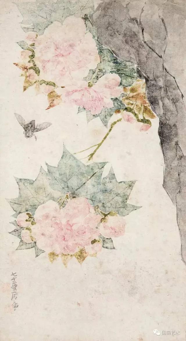 居廉淡雅国画作品欣赏，居廉精品画作欣赏