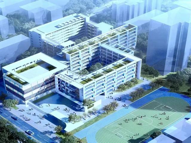 肇庆一中实验学校城东校区教学，肇庆端州6所高颜值新学校和幼儿园9月投入使用