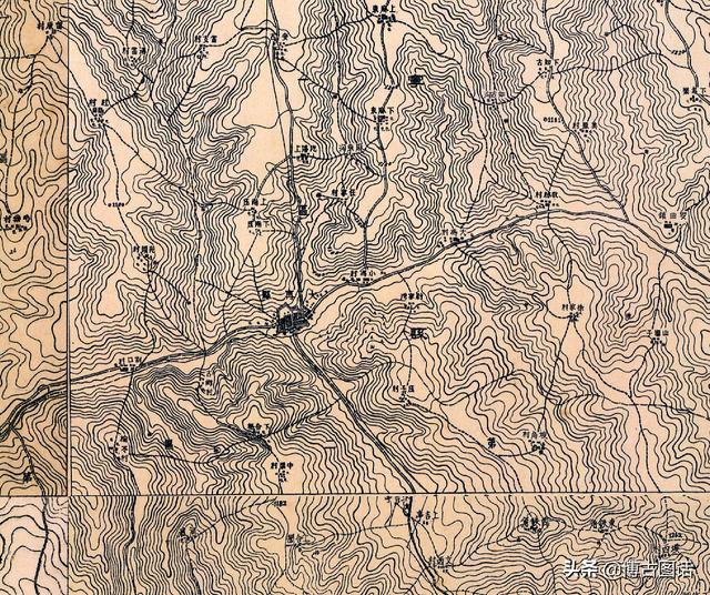 临汾地区地图全图，临汾市各县地理分布（山西临汾及周边二十县1938年高清地图）