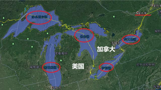美国的五大湖和密西西比河，仅用118年成世界第一强国
