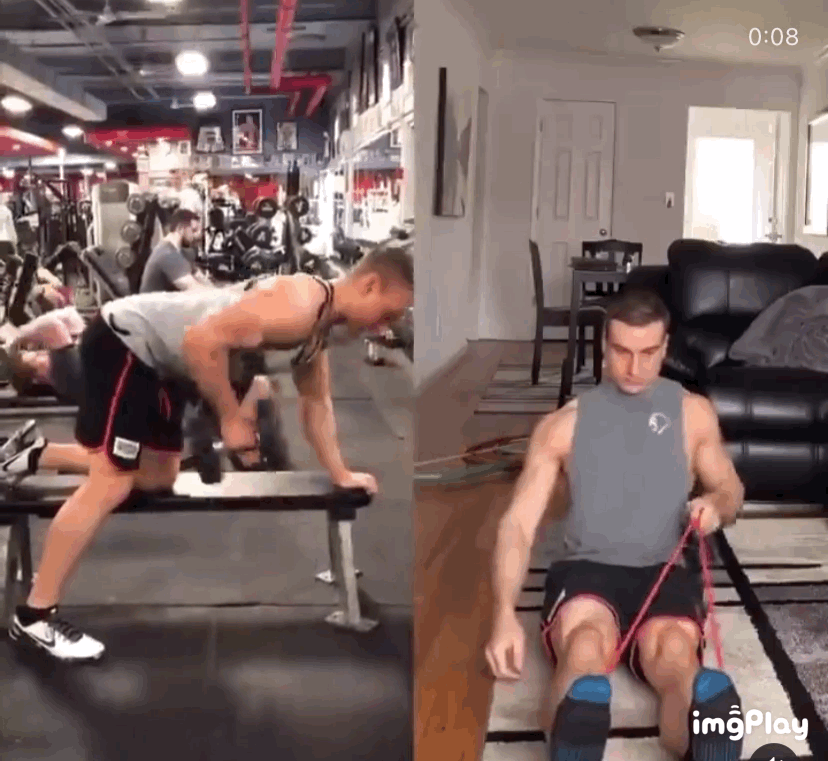 弹力带增肌运动入门，用一条弹力带就可以练遍全身