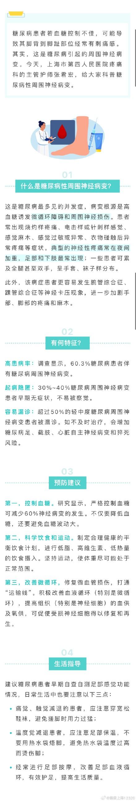 糖尿病治脚疼(糖尿病的脚痛有没药)