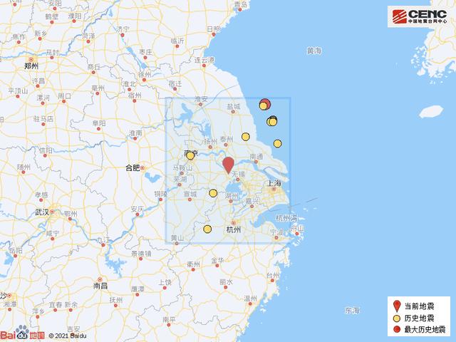 江苏常州4.2级地震，江苏常州市天宁区发生4.2级地震