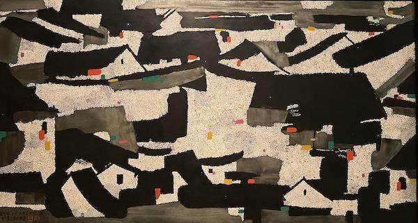 第五届全国美术展漆画作品，入选全国美术作品展……