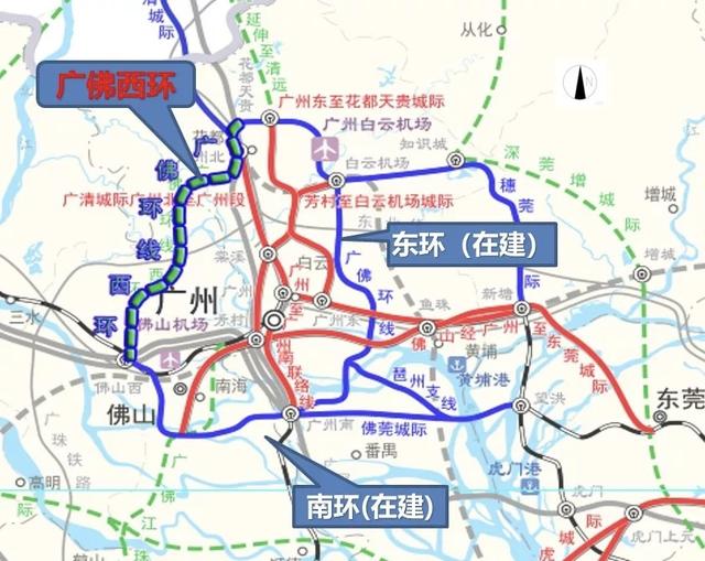 广州未来城际地铁线路图，广州地铁接管珠三角城际