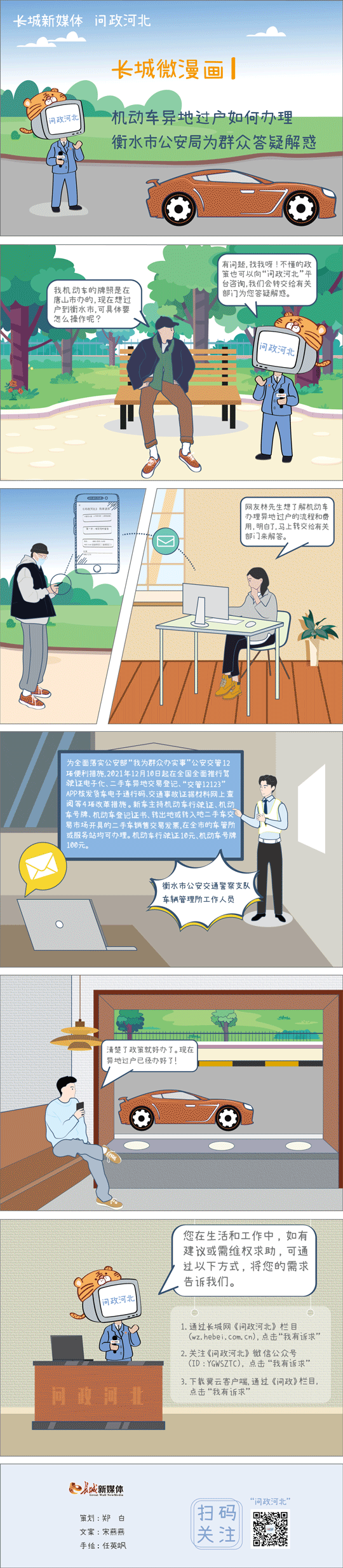 新车车管所办理提档迁出流程，长城微漫画机动车异地过户如何办理