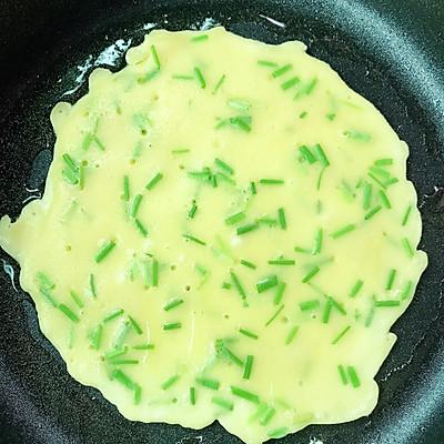 大席上的鸡蛋块做法，小葱鸡蛋饼