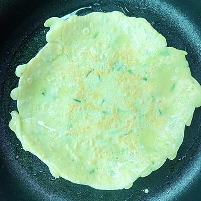 大席上的鸡蛋块做法，小葱鸡蛋饼