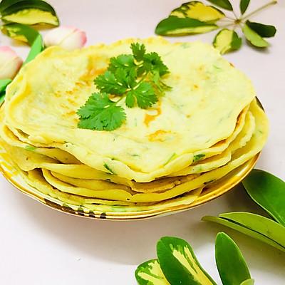 大席上的鸡蛋块做法，小葱鸡蛋饼