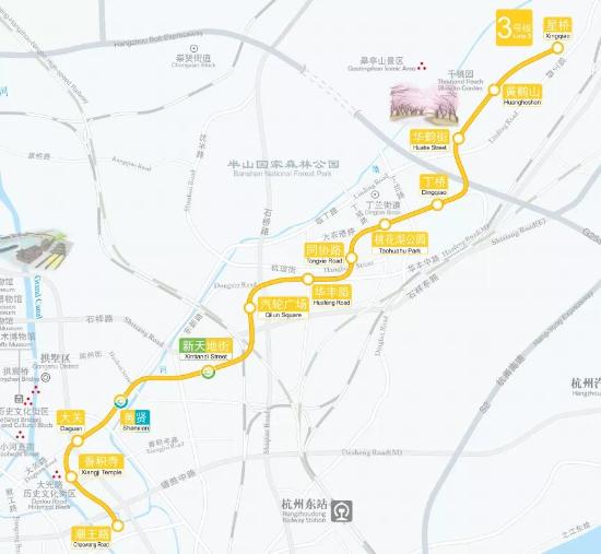 杭州地铁2号线，杭州地铁3号线和地铁2号线（杭州地铁口这幕让人傻眼）