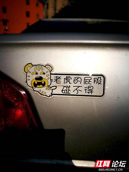 汽车贴纸有特色吗，汽车上的花式车贴