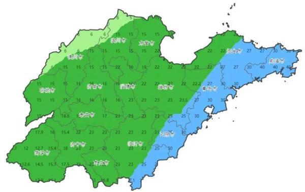 山东青岛暴雨最新预报信息，阵风11级局部暴雨