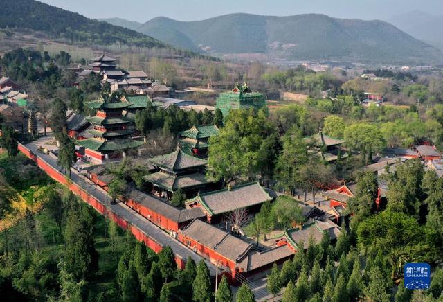 登封嵩岳寺塔立面图教程，天空之眼瞰登封