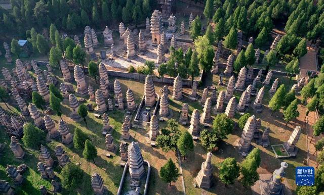 登封嵩岳寺塔立面图教程，天空之眼瞰登封