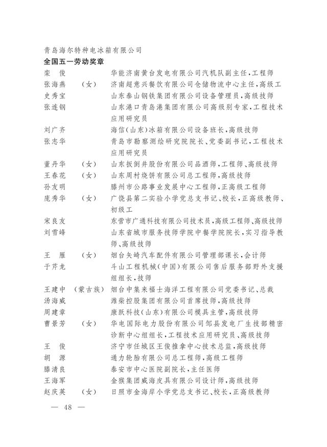 全国五一劳动奖章，2022年全国五一劳动奖章公示（2023年全国五一劳动奖和全国工人先锋号名单公布）