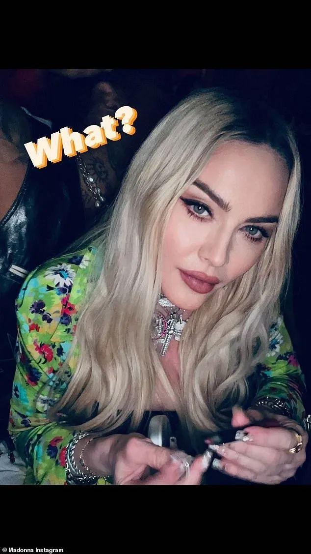 麦当娜年轻照，63岁的麦当娜闲不住