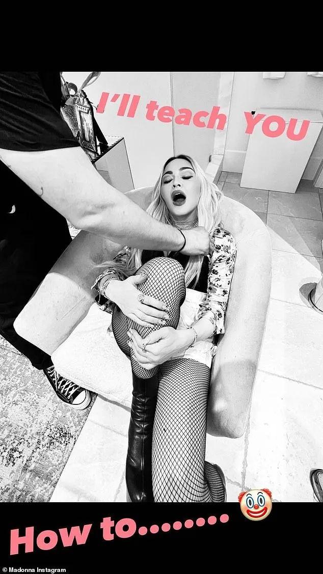 麦当娜年轻照，63岁的麦当娜闲不住