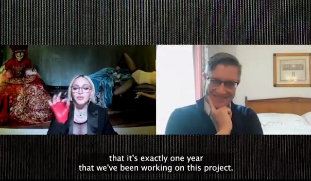 麦当娜年轻照，63岁的麦当娜闲不住