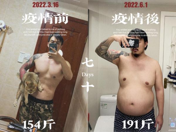 疫情肥胖图片(疫情发胖的段子)
